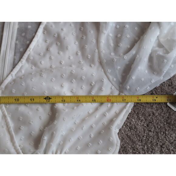 Double Crazy Mini Dress White Med - Picture 8 of 8